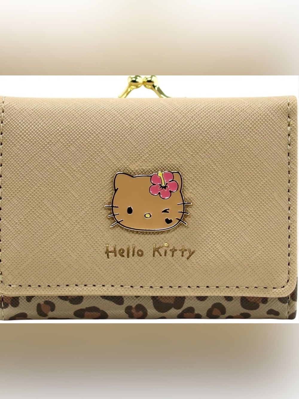 Sanrio Hello Kitty Japan Wallet "Suntan Kitty" NWT